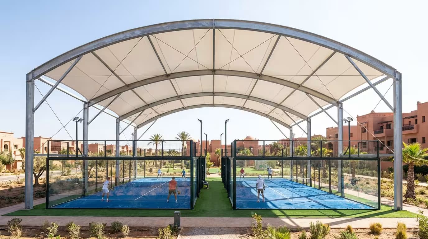 Constructeur de terrains de padel premium à Rabat